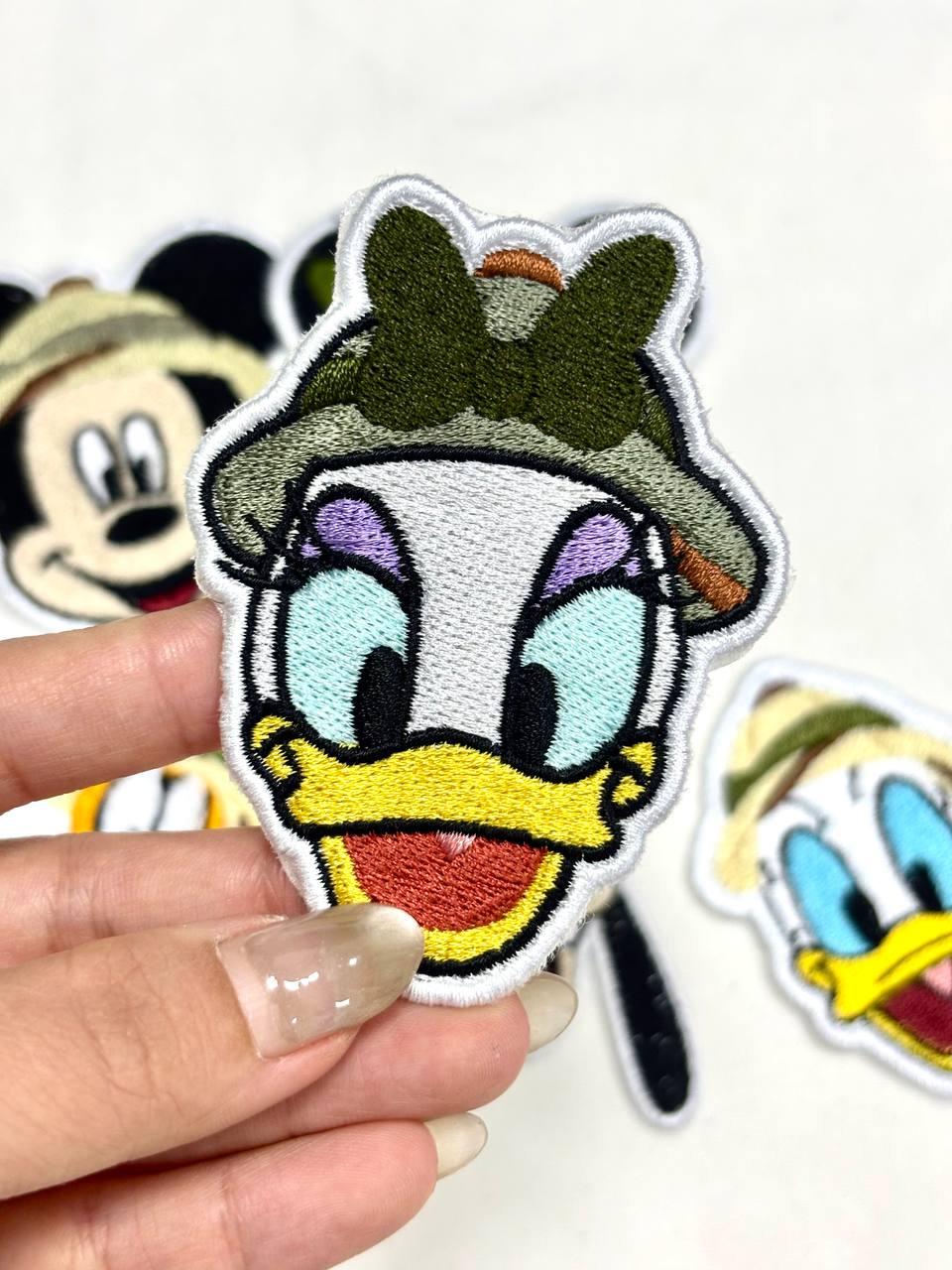 Safari Guide Patch Disney Mickey Mouse Safari Embroidered Patches, Mickey and Friends Iron ...