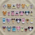Disney Snacks Embroidered Patches, Iron On Mickey Ice Cream Patch, Magic Kingdom Food Snacks, Disneyland Trip Gift, Jacket Backpack Patch product logo