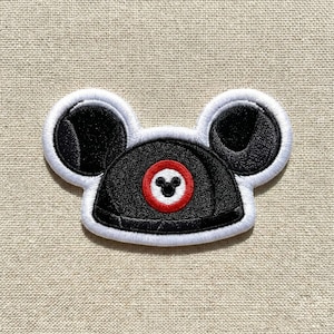Musse Pigg-hatt broderad lapp, Disneyland-stryklapp, Disney-resa present till barn, Musse Pigg och vänner jacka ryggsäck lapp