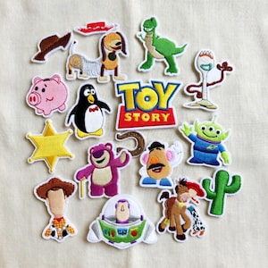 Écusson brodé Disney Pixar Toy Story, écusson Woody Buzz Pixar, écusson Disneyland, cadeau voyage Disney pour enfant, écusson sac à dos veste