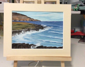 Portnablagh, Co. Donegal, an original gouache painting