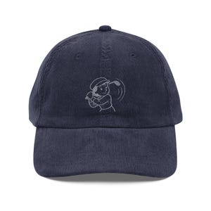 Stylish Casual Golfing Corduroy Cap Retro Golf Embroidered Hat, Golf Lover Gift for Him/Her