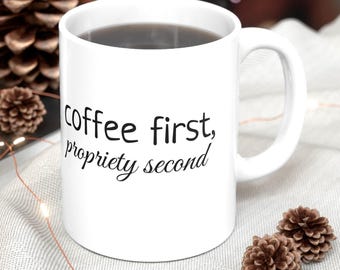 Tazza da caffè Jane Austen: regalo Orgoglio e pregiudizio per gli amanti dei libri