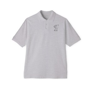 Stylish Casual Men&#39;s Golf Polo Shirt gift for Dad Golfer Shirt Cotton for Father&#39;s Day Golfing Gift for him Natural Fabric