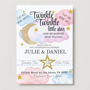 Twinkle, Twinkle, Little Star Gender reveal