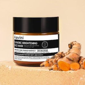 Turmeric Vitamin C Face Mask: Brightening Clay Mask for Radiant Skin