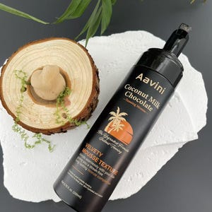 Coconut Chocolate Self Tanning Mousse: Streak-Free Natural Bronze Glow