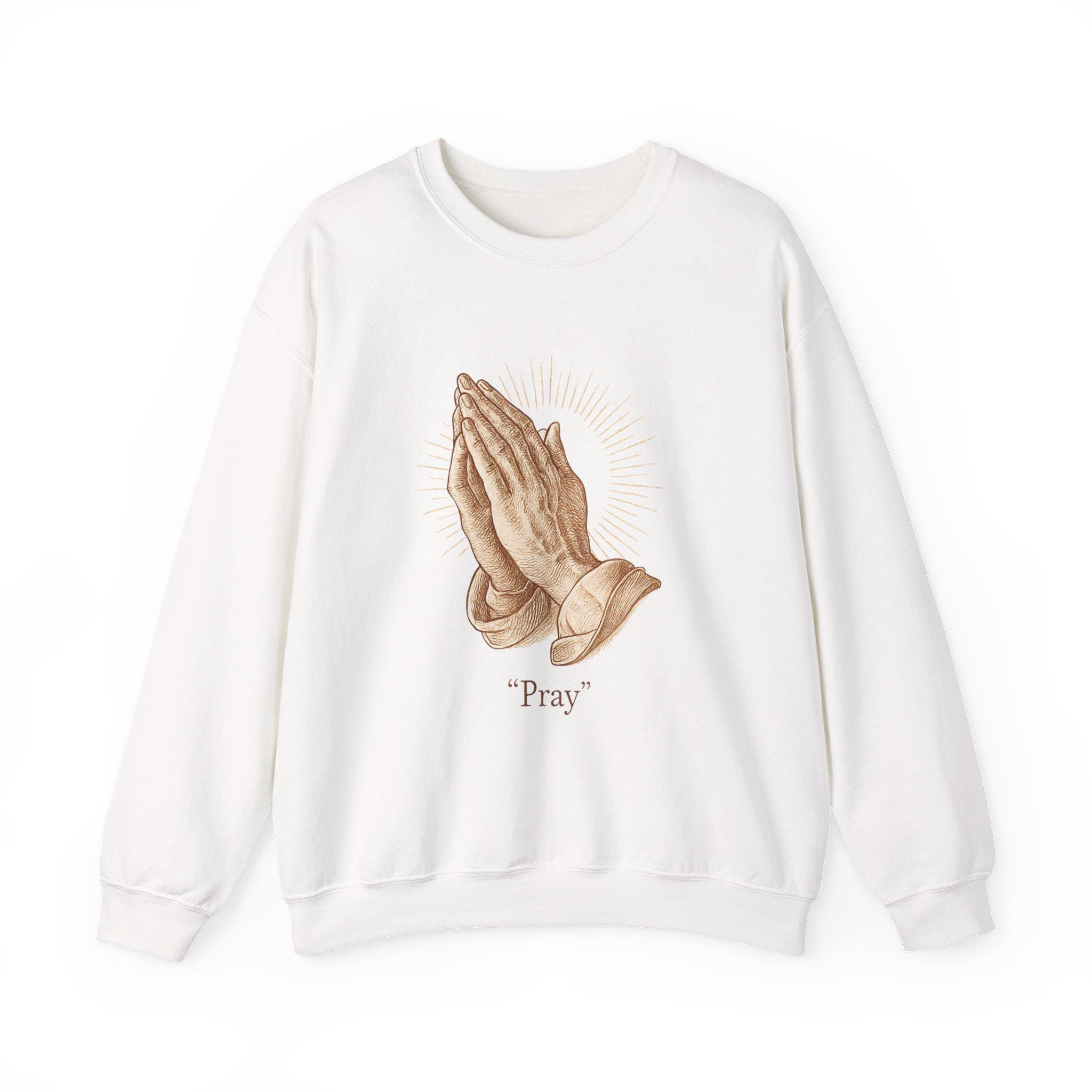 Supreme Praying Hands Crewneckスウェット Praying Hands Crewneck Sweatshirt | Vintage Prayer Illustration