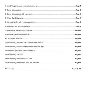 Fractions Worksheets with Riddles: Pack 1 - Concepts image 2