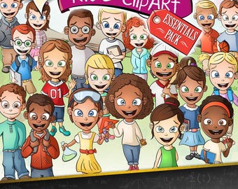 Kids Clipart Variety Pack Bundle