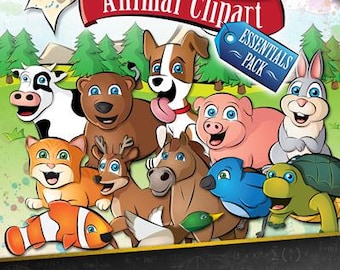 Animal Clipart Variety Pack Bundle