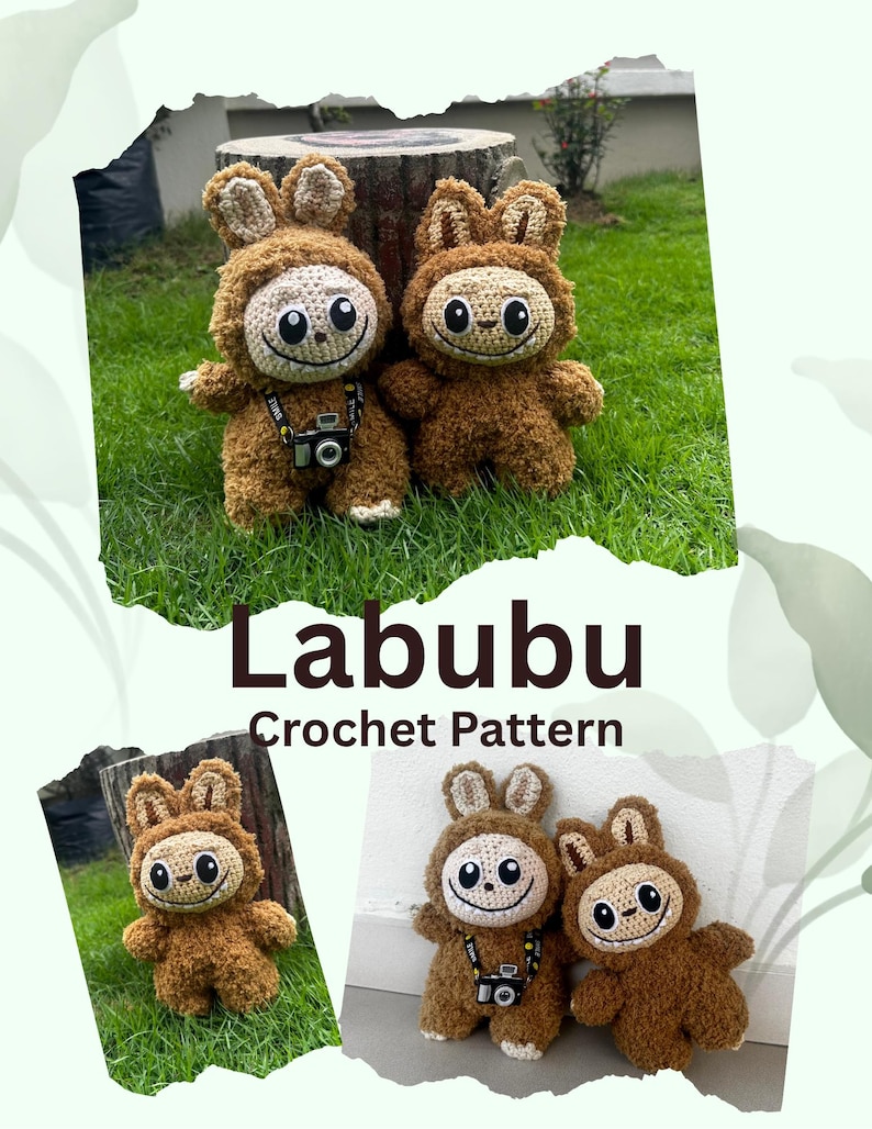 Labubu Tutorial Labubu Crochet Pattern: Amigurumi Doll Tutorial (PDF Download) - Etsy