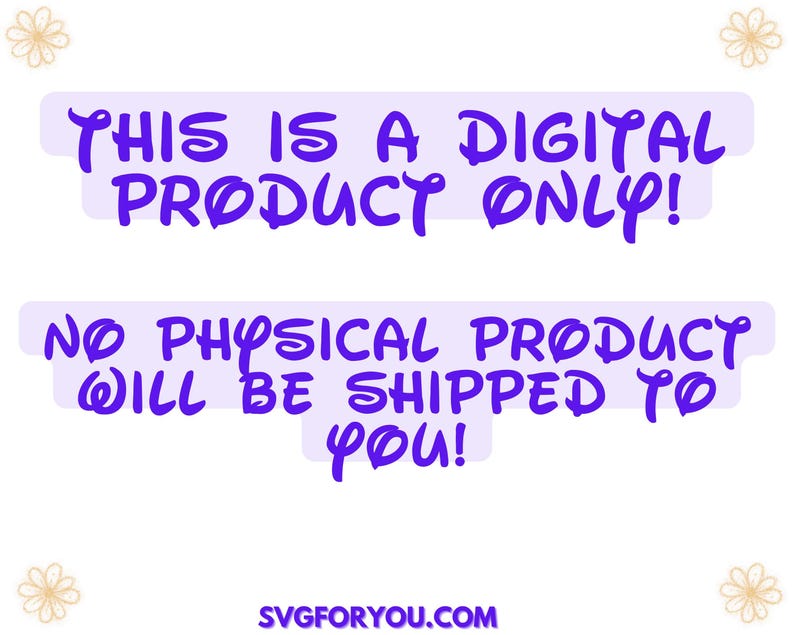 This is a digital product only! NO PHYSICAL PRODUCT WILL BE SHIPPED TO YOU!