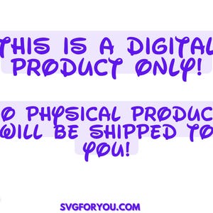 This is a digital product only! NO PHYSICAL PRODUCT WILL BE SHIPPED TO YOU!