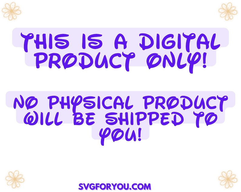 This is a digital product only! NO PHYSICAL PRODUCT WILL BE SHIPPED TO YOU!