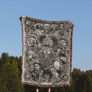 Attack on Titan v4 – Founding Titan Woven Blanket - Custom Anime Tapestry