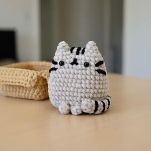 Cat in Box Crochet Pattern - Cute Cat Plush Amigurumi PDF Pattern, How to Crochet Cat for Beginner, Easy Crochet Animals Tutorial