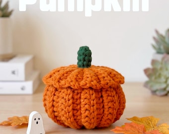 Pumpkin Storage Basket Crochet PDF Pattern - Crochet Pumpkin Basket Pattern, DIY Halloween Pumpkin, Fall Decor Crochet Pattern, Easy Crochet