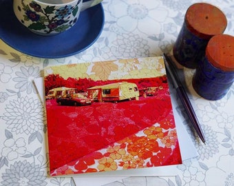 Caravan Of Love - Greetings Card with Original Artwork By House Of Chintz