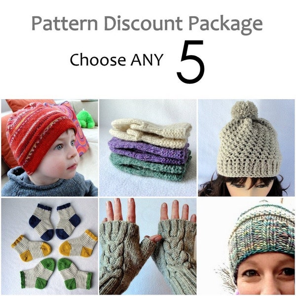 Pattern Discount Design Package choose ANY five (5) patterns