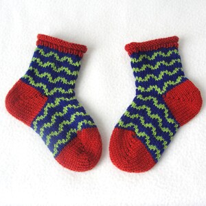 KNITTING PATTERN /ric Rak Baby Socks / Knit Sock Pattern / | Etsy