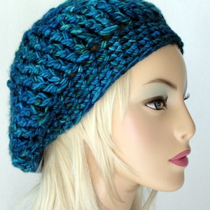 Crochet Hat Pattern, ALL SIZES Toddler / Children/ Adults Slouchy Hat Pattern, Fourth Avenue slouch hat