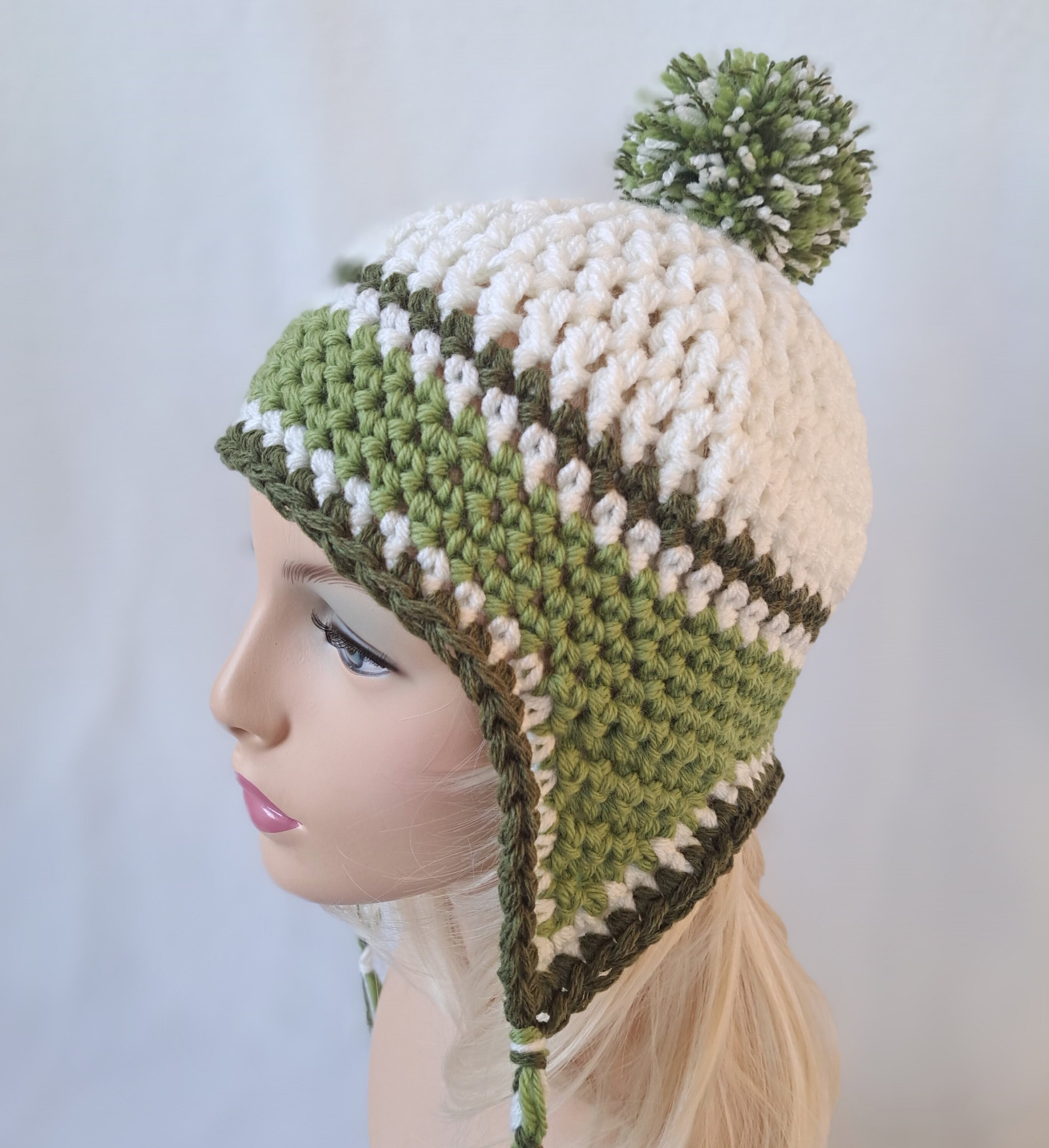Crochet Pattern, Ear Flap Hat Pattern, Wellspring Ear Flap Hat, Beanie Pattern, Ear Flap Pattern ALL SIZES Toddler, Child, Adult - Etsy Canada Crochet Pattern, Ear Flap Hat Pattern, Wellspring Ear Flap Hat, Beanie Pattern, Ear Flap Pattern ALL SIZES Toddler, Child, Adult - Etsy Canada
