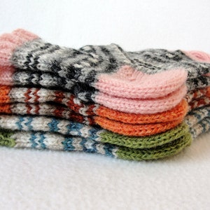 KNITTING PATTERN, Hygge Baby Socks, baby sock pattern, bootie pattern, colorwork pattern, fair isle socks, baby fair isle socks image 2