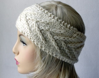 KNITTING PATTERN Nottingham Warmer pattern for adults and teens, Knit Warmer Pattern, Knit Headband pattern