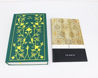 The Qur'an Tarif Khalidi Classics Handmade Rebound Custom Clothbound Quran