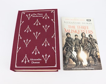 The Three Musketeers Alexandre Dumas Hardcover Handmade Rebound Custom Clothbound