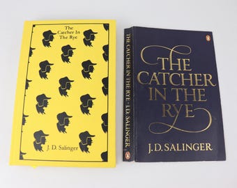 The Catcher In The Rye J.D. Salinger Penguin Handmade Rebound Custom Clothbound