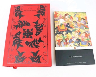 The Mahabharata John D Smith Penguin Classics Handmade Rebound Custom Clothbound