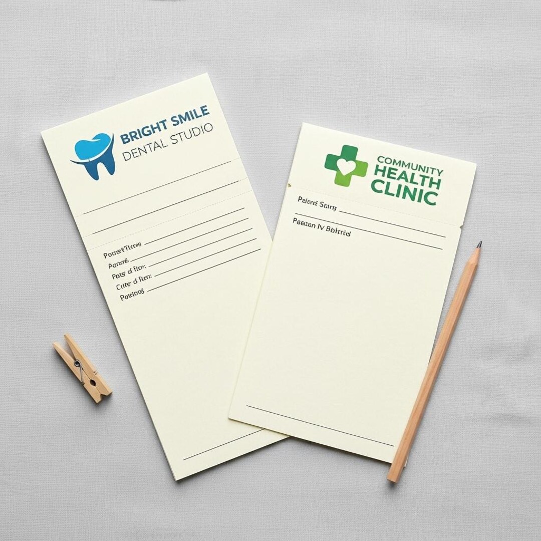 Custom Note Slips Custom Referral Pads | Medical Office Notepad | Personalized Clinic ...