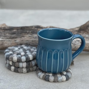 Felt Ball Tea Coasters, Drink Coasters Set, Home Decor And More