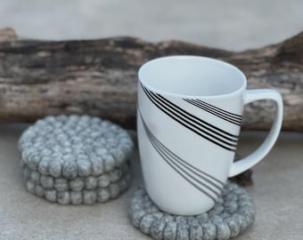 Posavasos de fieltro para té, juego de posavasos para bebidas, decoración del hogar y más