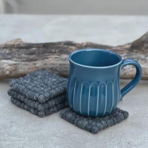 Felt Ball Tea Coasters, Drink Coasters Set, Home Decor And More