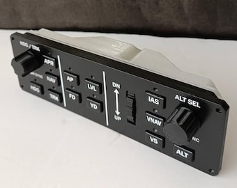 USB Autopilot Panel for Flight Simulators, Customizable, Mobiflight Compatible