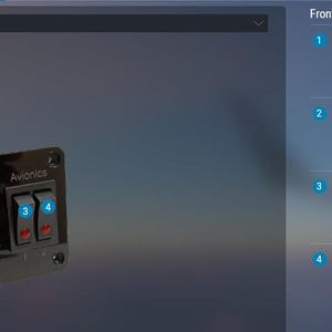 Flight Simulator Panel Set – Starter, Electrical, and Lighting Controls image 12
