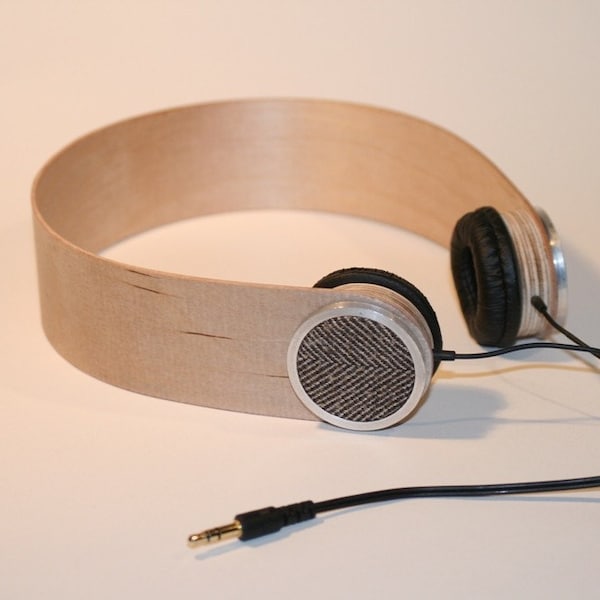 Custom Birch Plywood Headphones