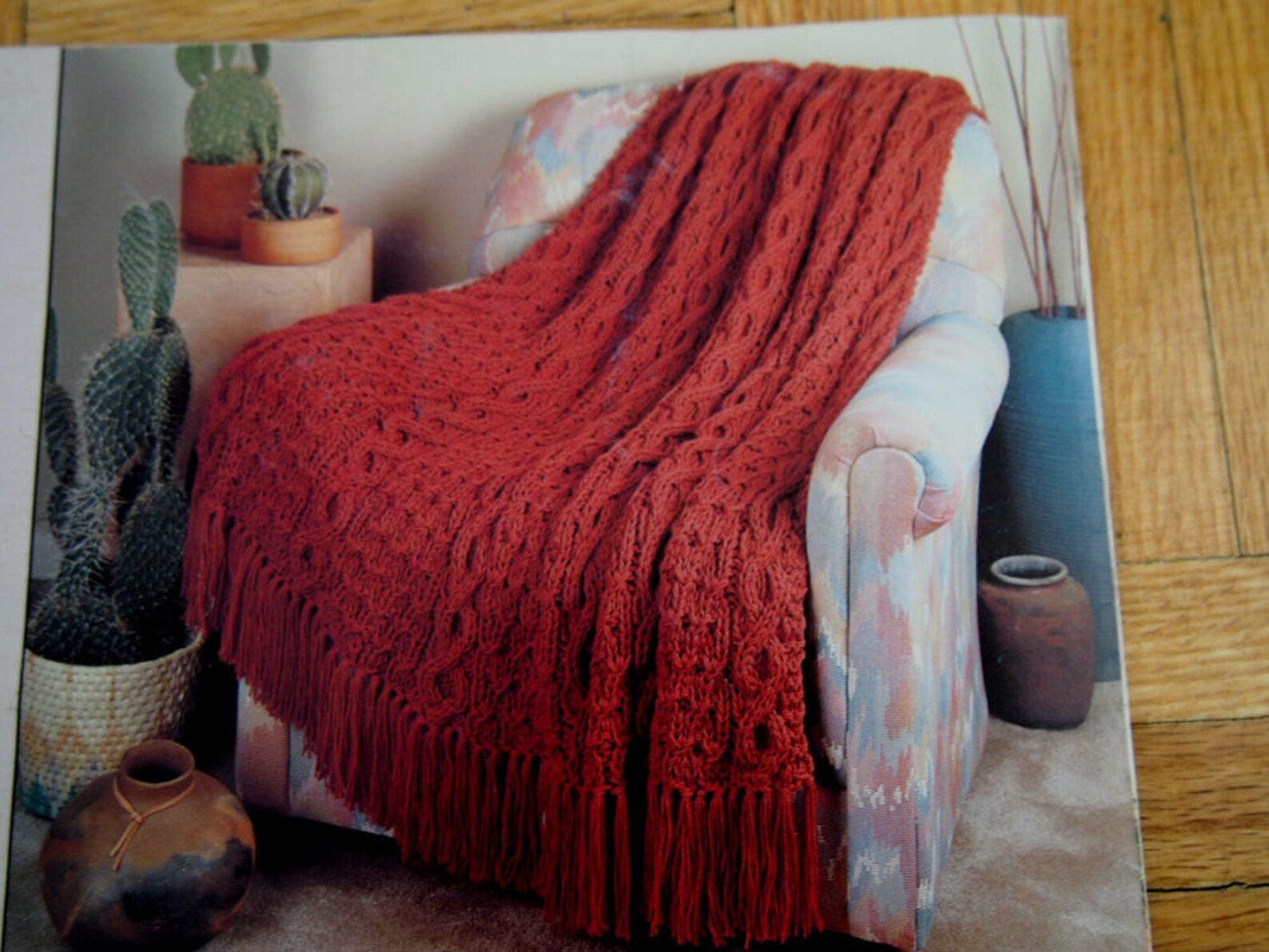Vintage Knit Afghan Patterns Instant Download PDF Quick Knit Etsy