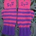Reviewed by Anonymous reviewed RESERVED for emaitland Cute Pink Purple Striped Cat Mittens