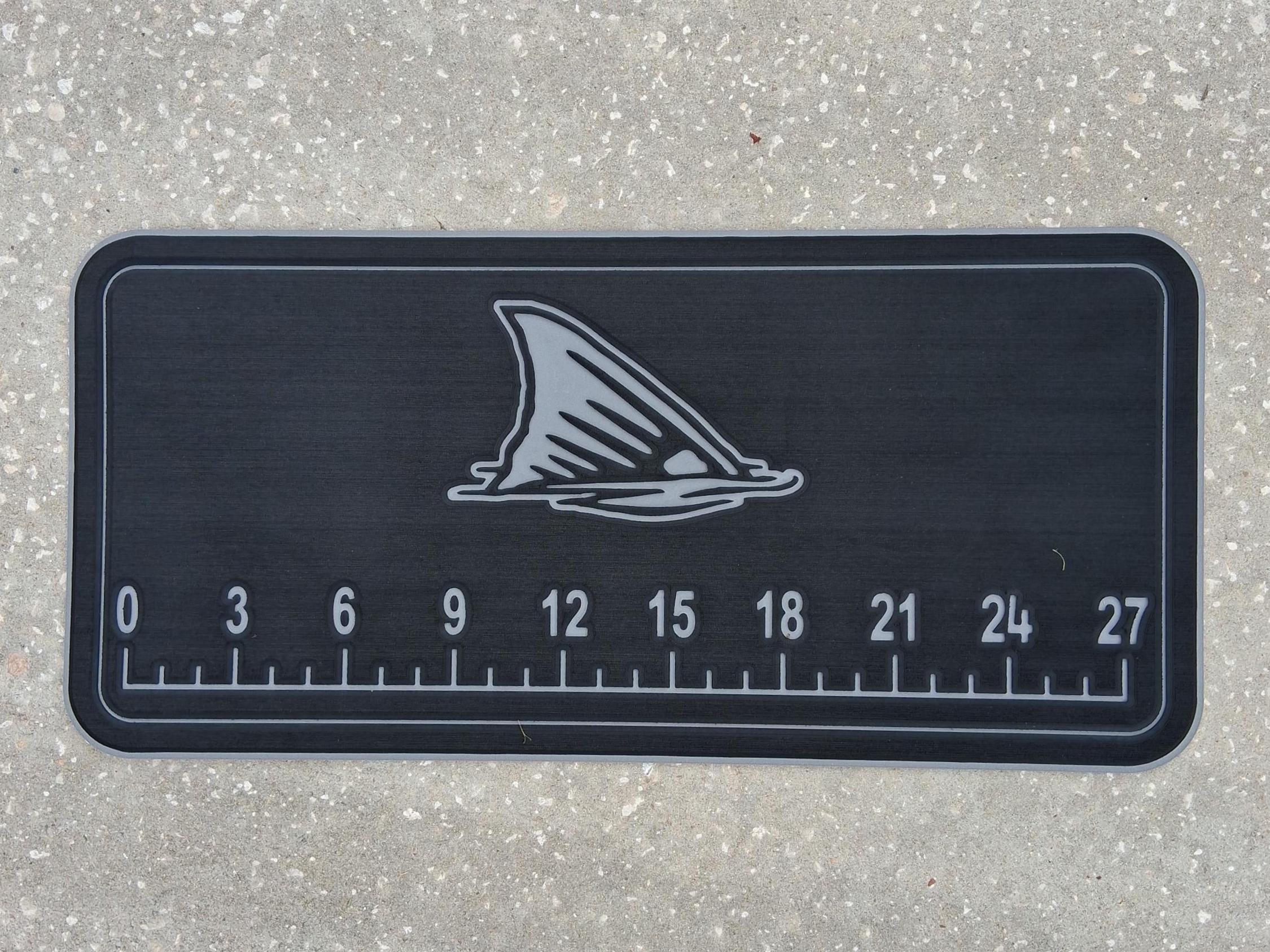 Yeti Tundra 75 Cooler Topper: Marine Mat With Fish Ruler and Tailing ...