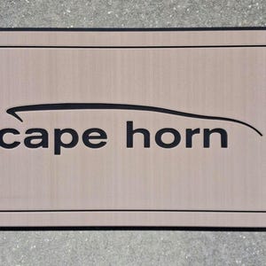 EVA Foam Boat Helm Pad: custom logo cape horn