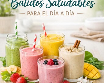 20 Batidos Saludables para el Día a Día | Recetas Naturales y Fáciles | Guía Digital PDF Descargable