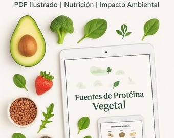 Dieta Vegana, Nutrición Basada en Plantas, Impacto Ambiental Alimentos, Guía Saludable PDF