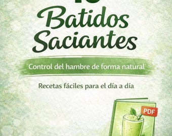 10 Batidos Saciantes para Control del Hambre | Recetas Fáciles | Guía Digital PDF Descargable