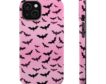 Spooky Bat Phone Case, Halloween Gift, Cute iPhone Case, Fun Smartphone Cover, Halloween Decor, Unique Cell Phone Accessory