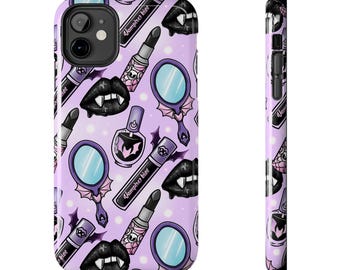 Funda para teléfono con diseño de vampiro gótico pastel