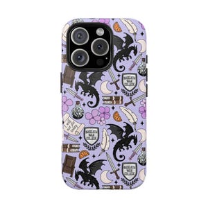 Fourth Wing Inspired Durable Phone Case